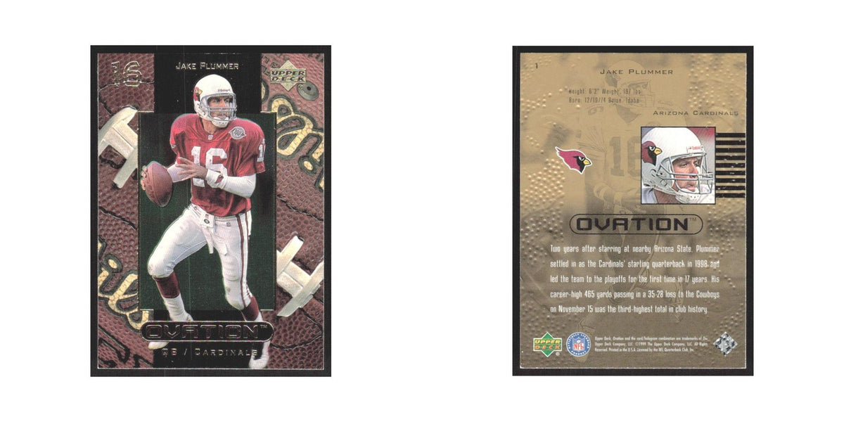1999 Upper Deck Ovation Jake Plummer Cardinals #1