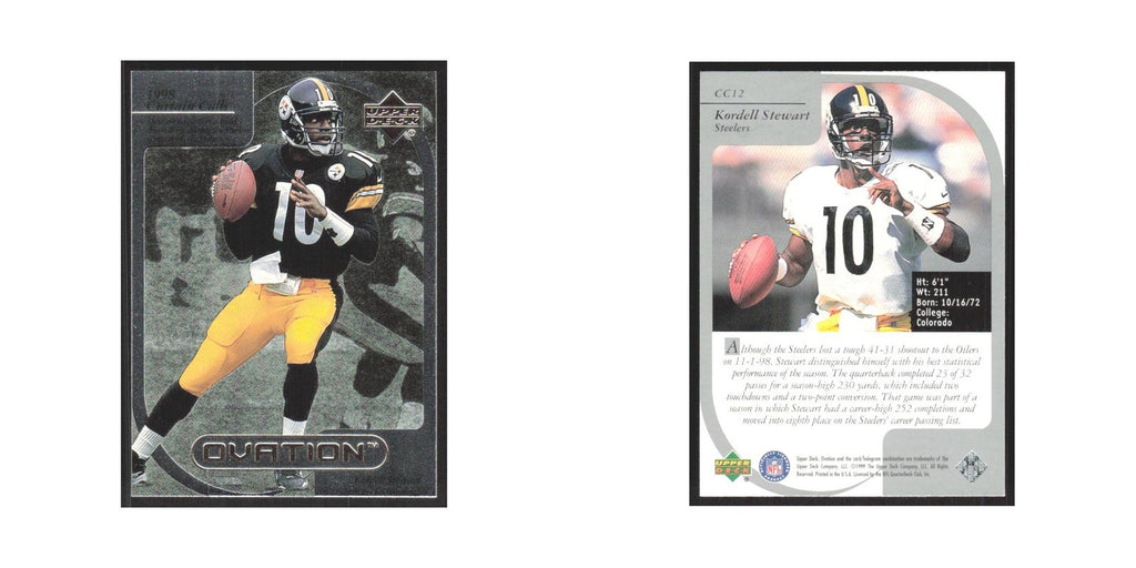 1999 Upper Deck Ovation Kordell Stewart Steelers #CC12