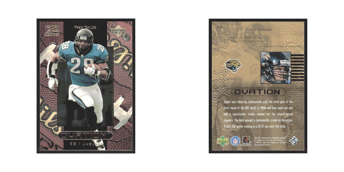 1999 Upper Deck Ovation Fred Taylor Jaguars #26