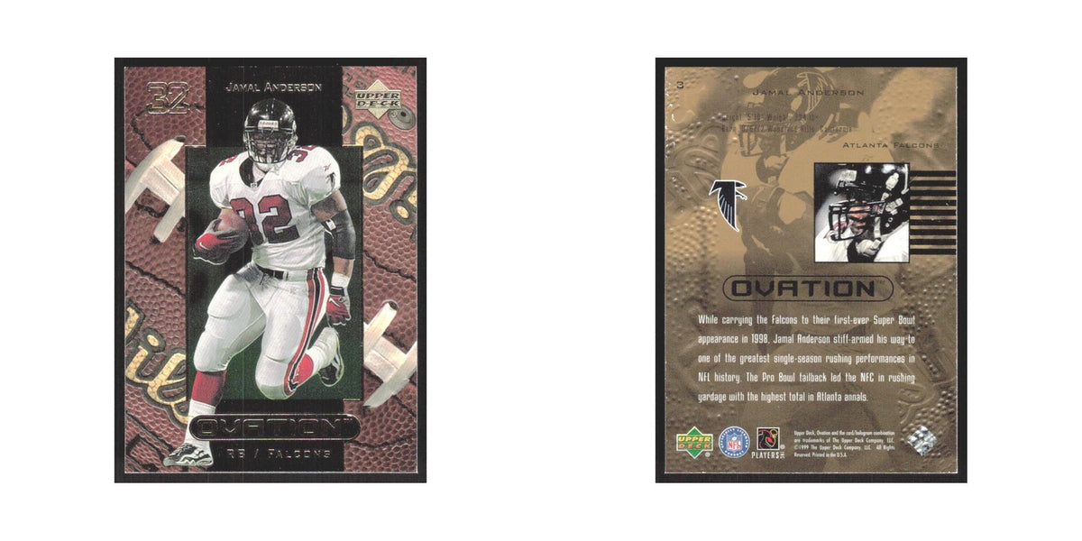 1999 Upper Deck Ovation Jamal Anderson Falcons #3