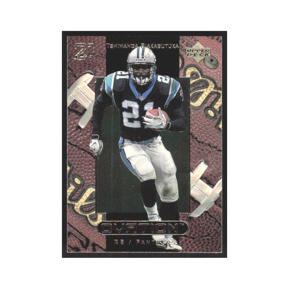 1999 Upper Deck Ovation Tim Biakabutuka Panthers #8