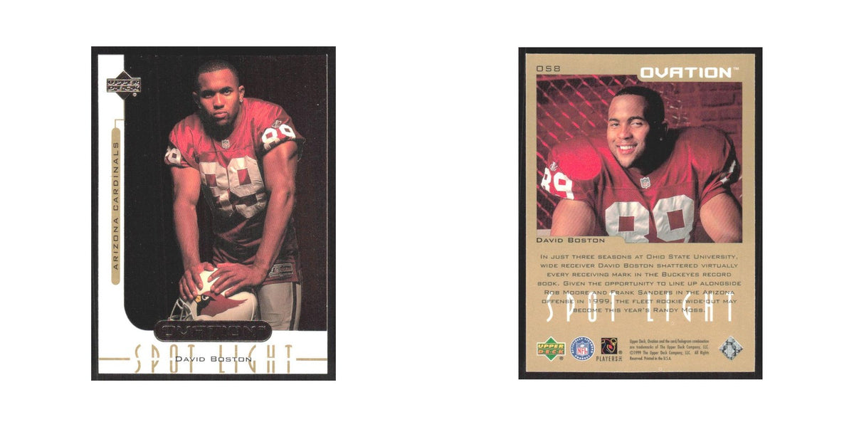 1999 Upper Deck Ovation David Boston Cardinals #OS8