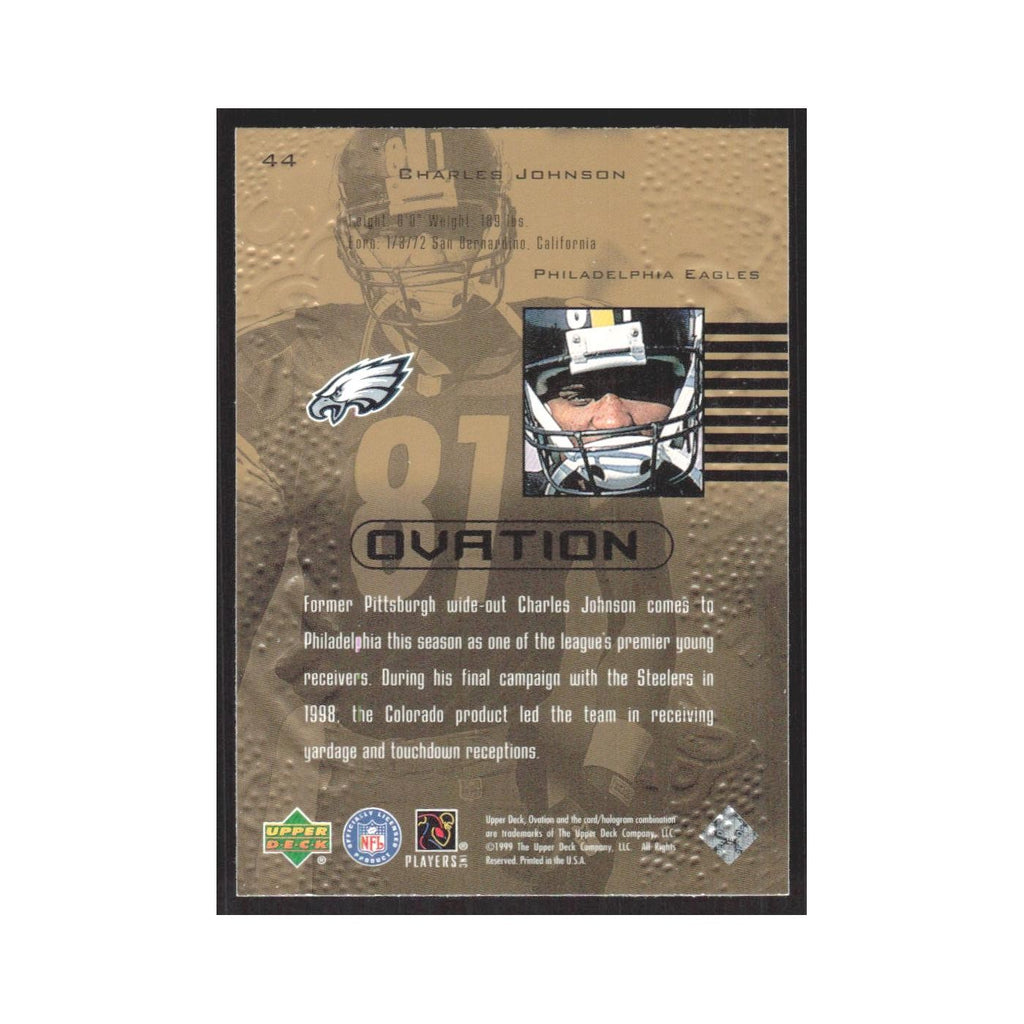 1999 Upper Deck Ovation Charles Johnson Eagles #44