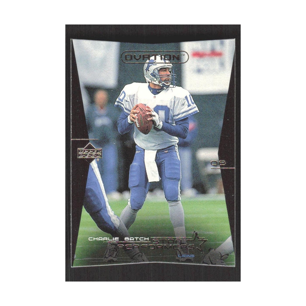 1999 Upper Deck Ovation Charlie Batch Lions #SP9