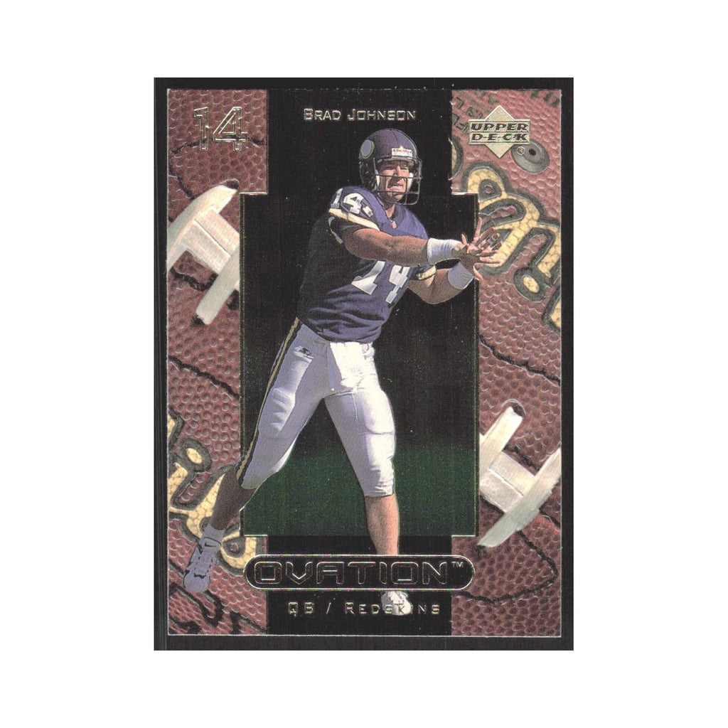 1999 Upper Deck Ovation Brad Johnson Redskins #59