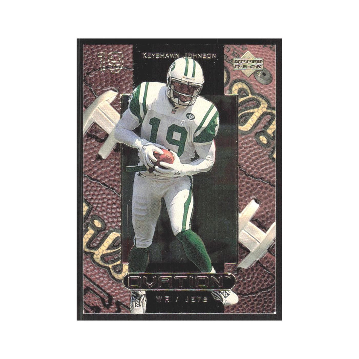 1999 Upper Deck Ovation Keyshawn Johnson Jets #40