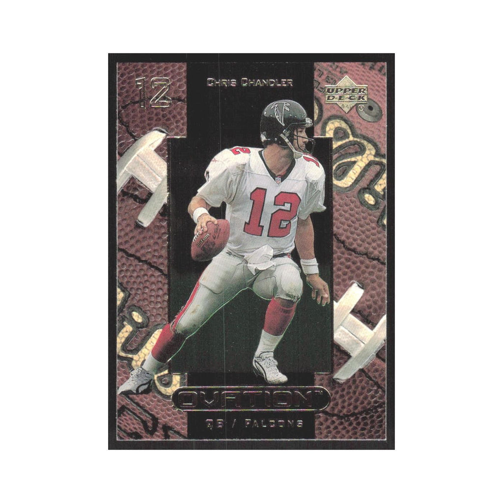 1999 Upper Deck Ovation Chris Chandler Falcons #4