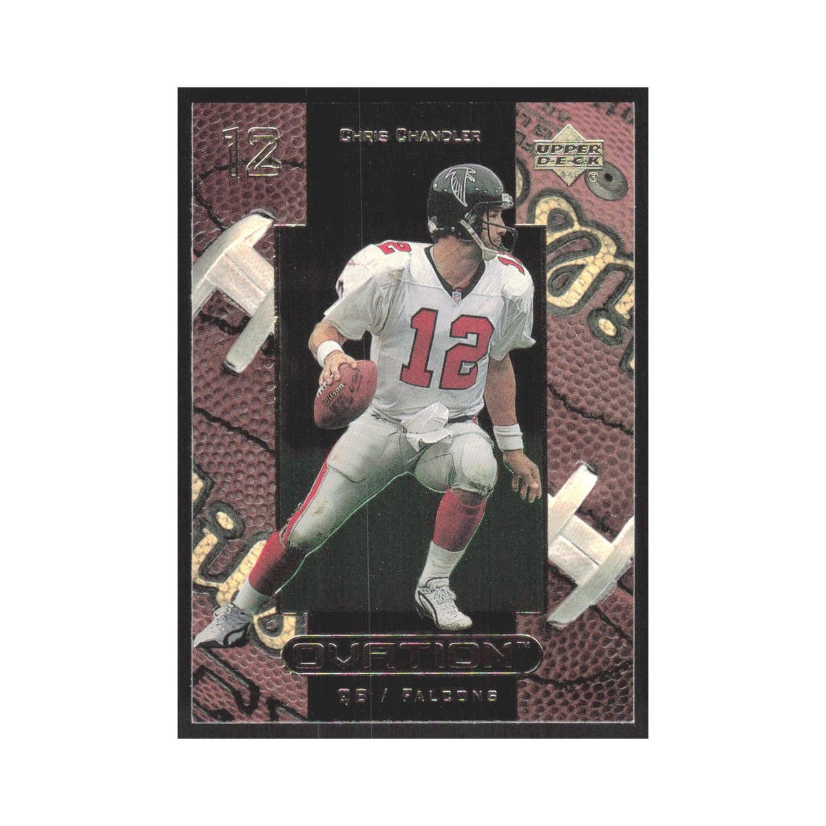1999 Upper Deck Ovation Chris Chandler Falcons #4