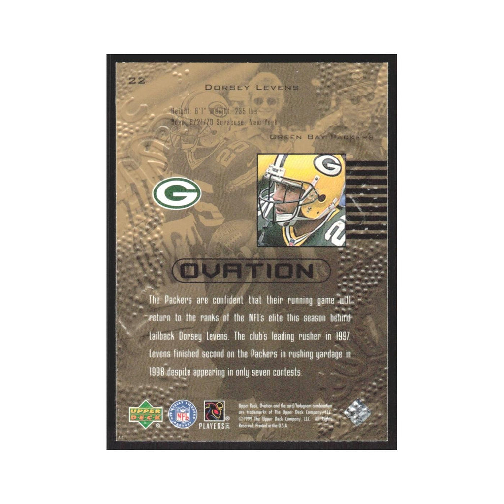 1999 Upper Deck Ovation Dorsey Levens Packers #22