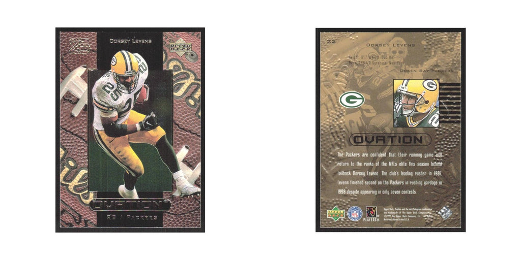 1999 Upper Deck Ovation Dorsey Levens Packers #22