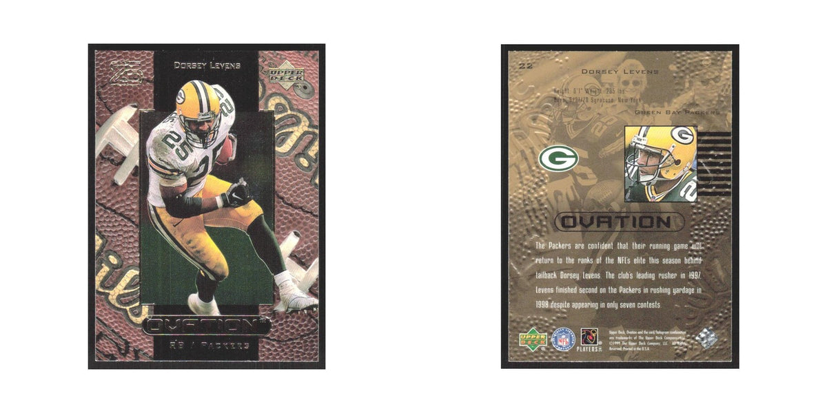 1999 Upper Deck Ovation Dorsey Levens Packers #22
