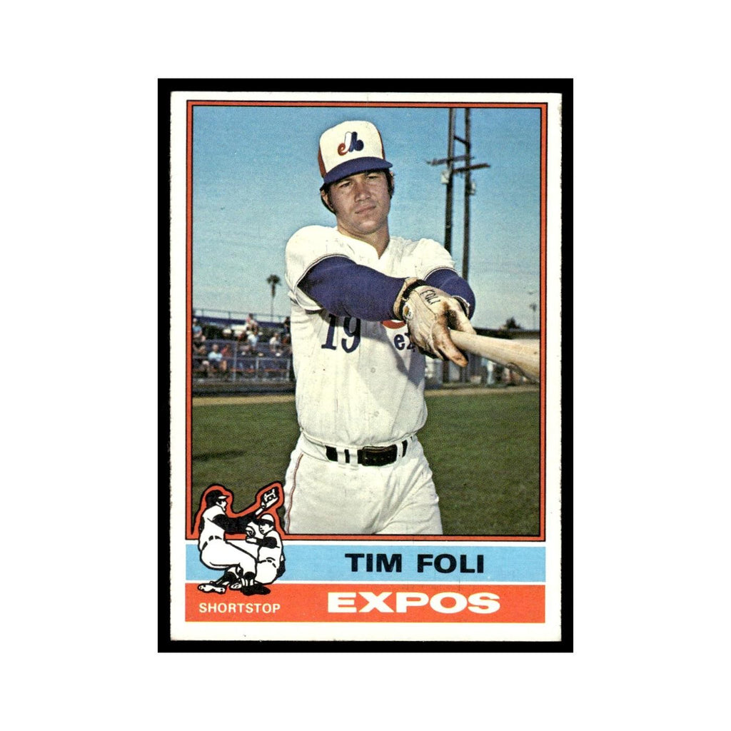 Tim Foli 1976 Topps #397 Montreal Expos Baseball Card EX