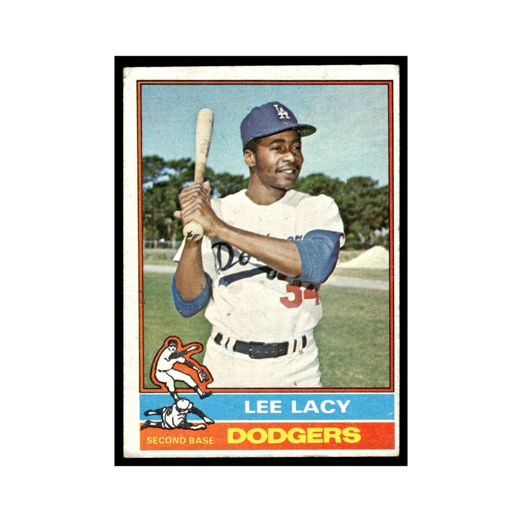 Lee Lacy 1976 Topps #99 Los Angeles Dodgers Baseball Card EX