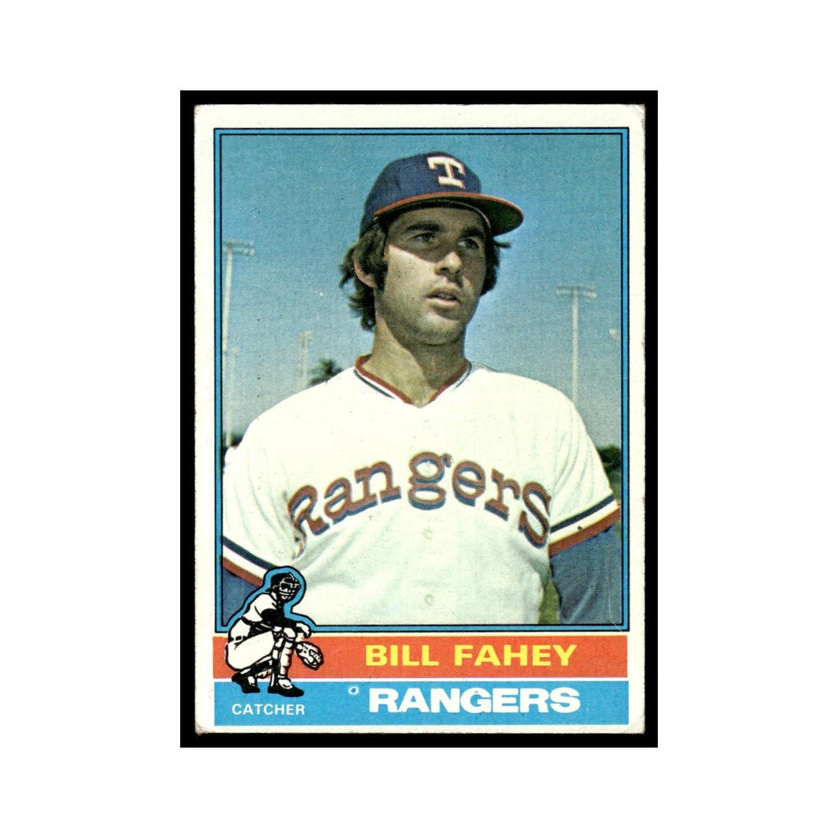 Bill Fahey 1976 Topps #436 Texas Rangers Baseball Card EX
