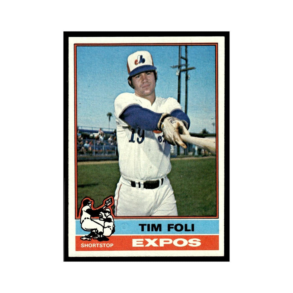 Tim Foli 1976 Topps #397 Montreal Expos Baseball Card EX