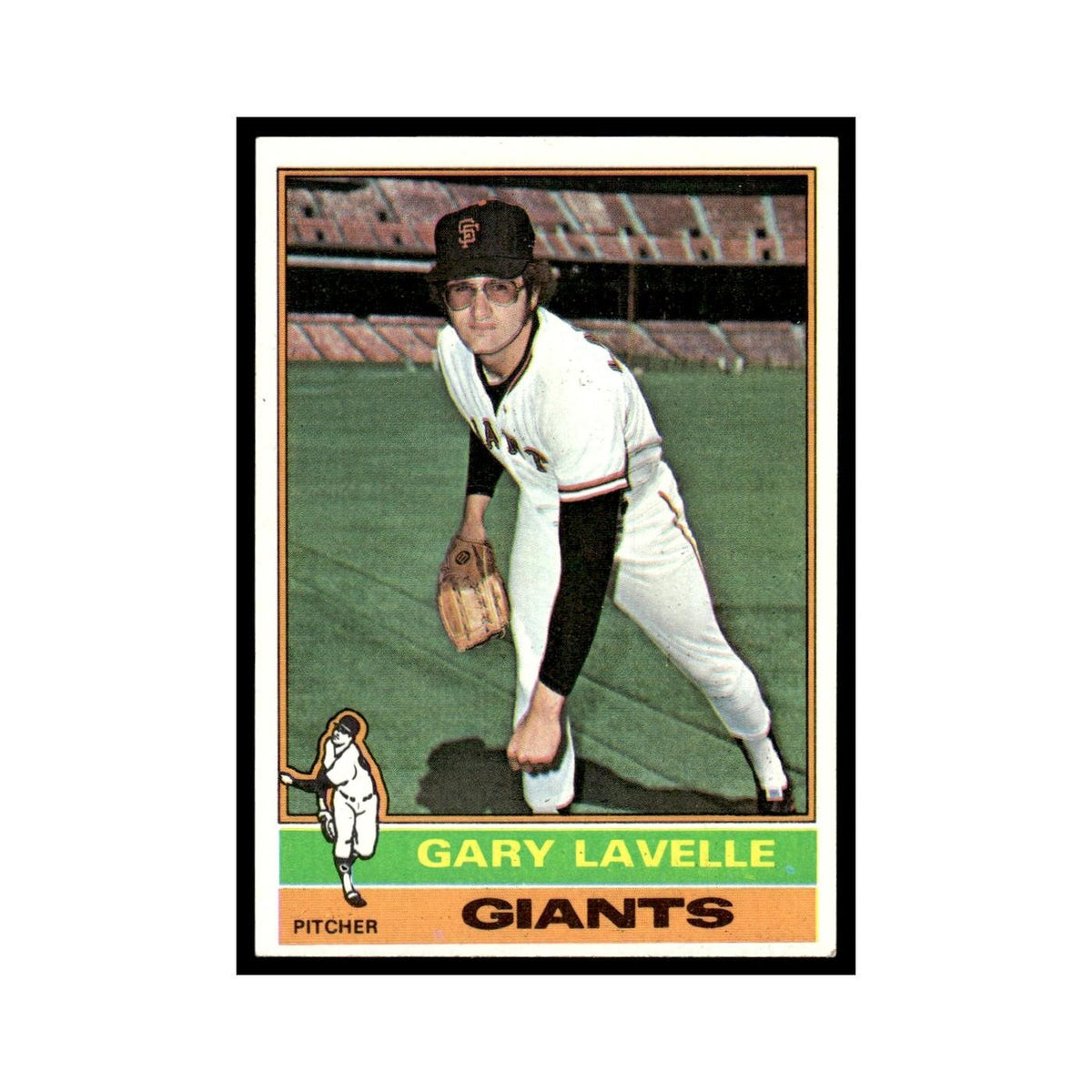 Gary Lavelle 1976 Topps #105 San Francisco Giants Baseball Card EX