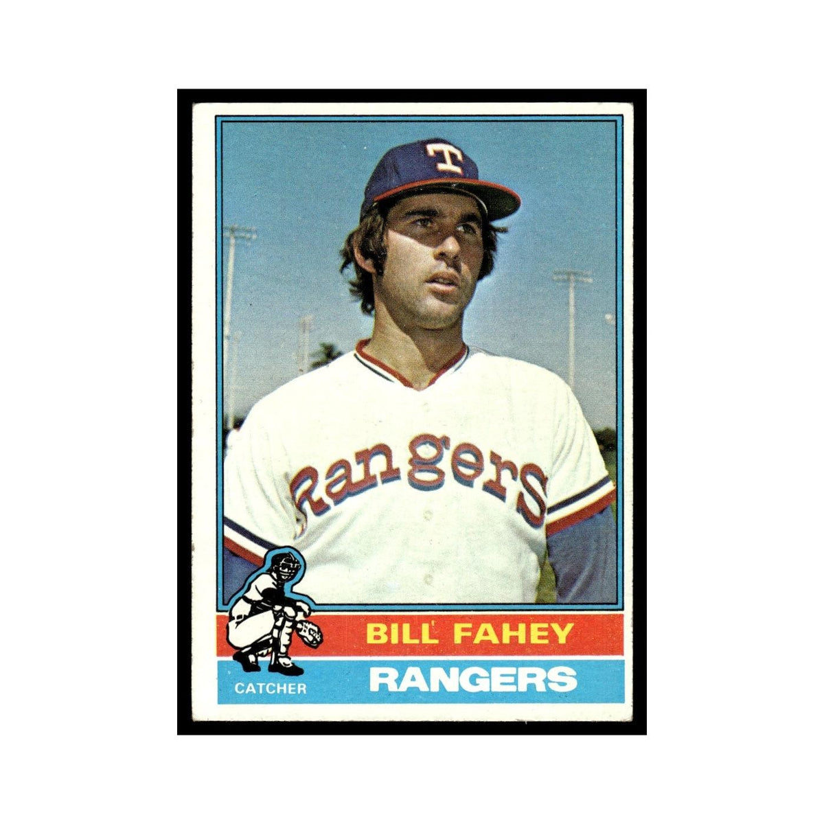 Bill Fahey 1976 Topps #436 Texas Rangers Baseball Card EX