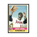 Mickey Rivers 1976 Topps #85 California Angels Baseball Card EX