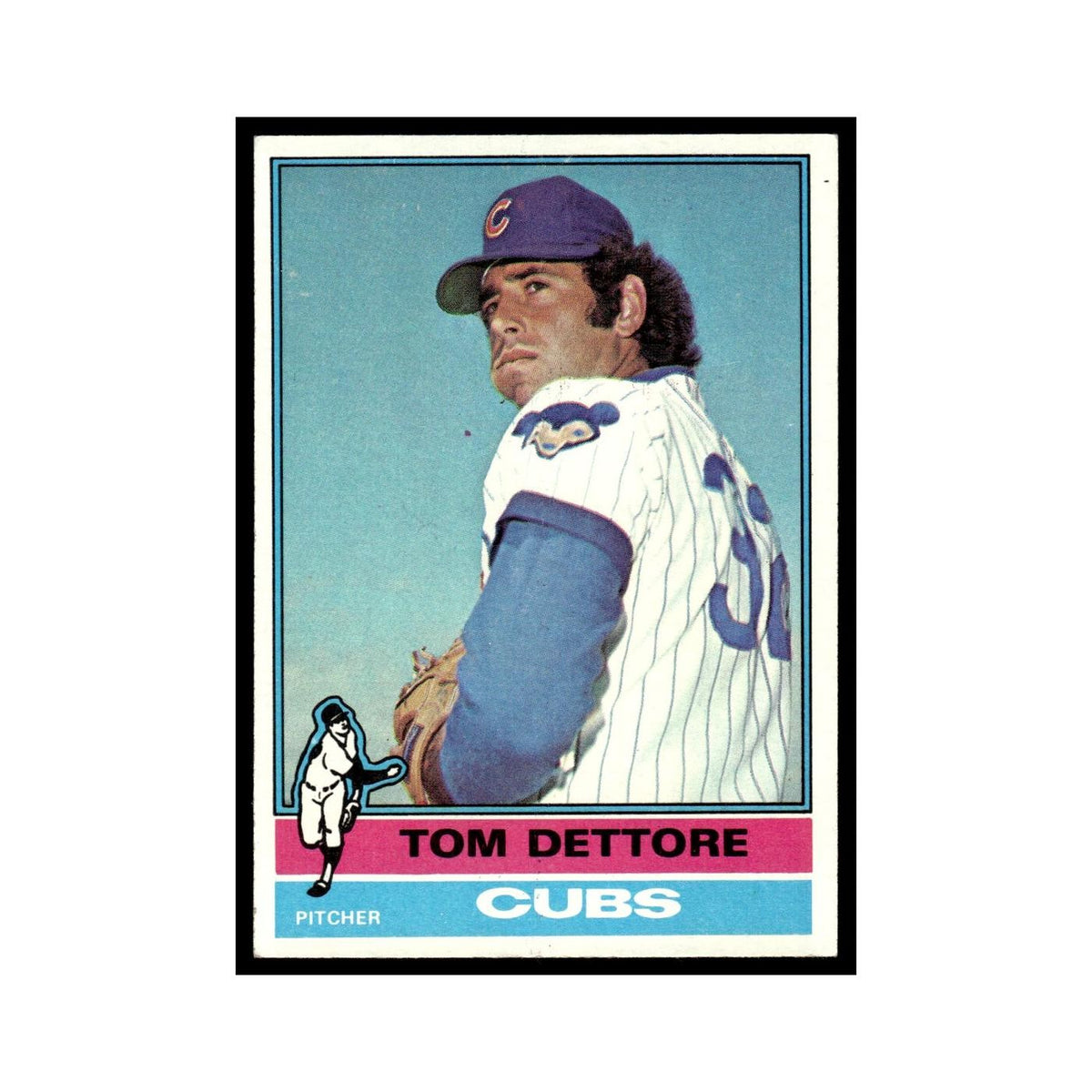 Tom Dettore 1976 Topps #126 Chicago Cubs Baseball Card EX