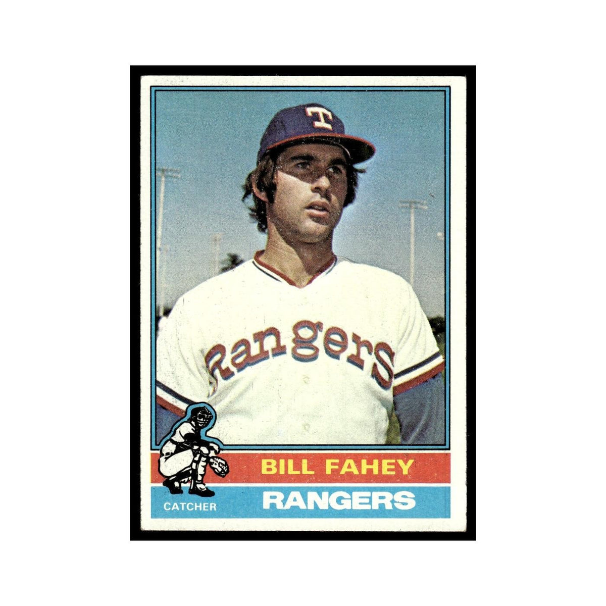 Bill Fahey 1976 Topps #436 Texas Rangers Baseball Card EX