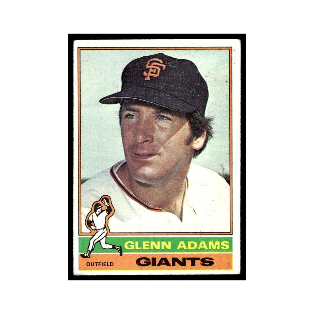 Glenn Adams 1976 Topps #389 San Francisco Giants Baseball Card EX