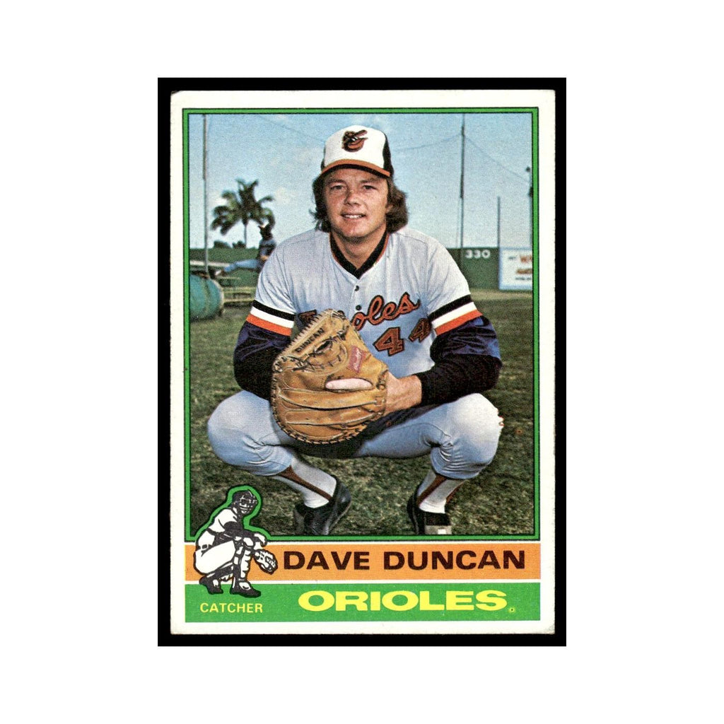 Dave Duncan 1976 Topps #49 Baltimore Orioles Baseball Card EX