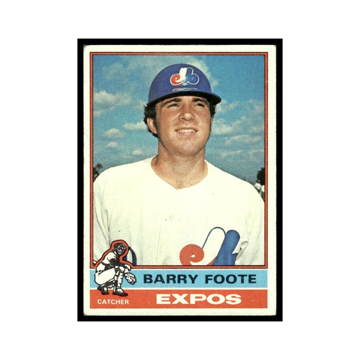 Barry Foote 1976 Topps #42 Montreal Expos Baseball Card EX
