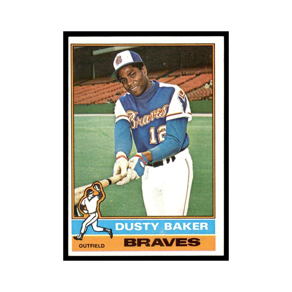 Dusty Baker 1976 Topps #28 Atlanta Braves Baseball Card EX