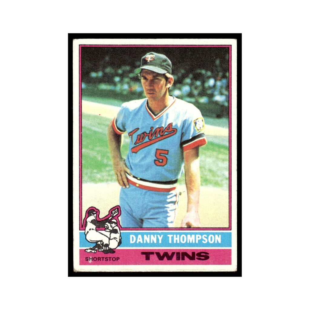 Danny Thompson 1976 Topps #111 Minnesota Twins Baseball Card EX