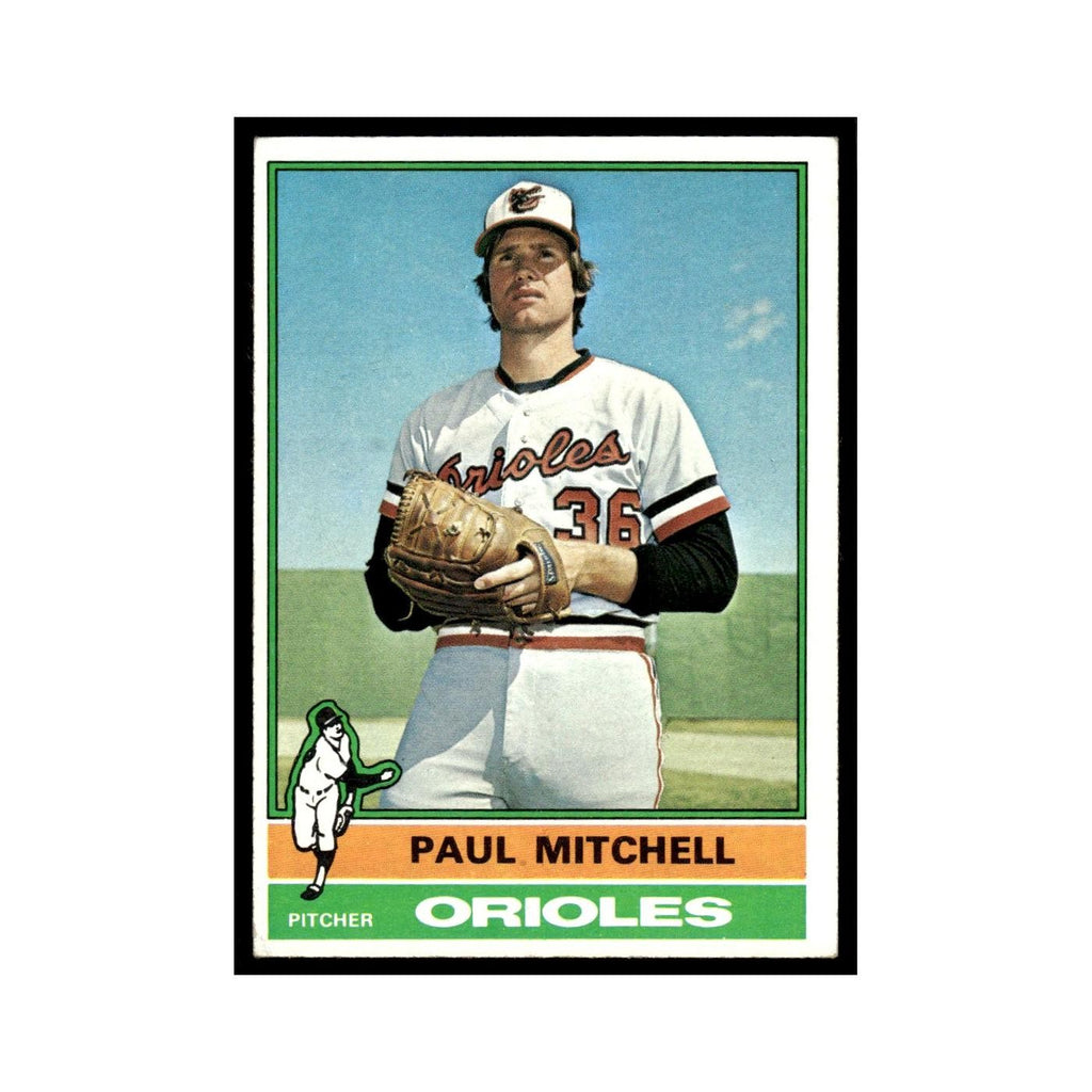 Paul Mitchell 1976 Topps #393 Baltimore Orioles Baseball Card EX