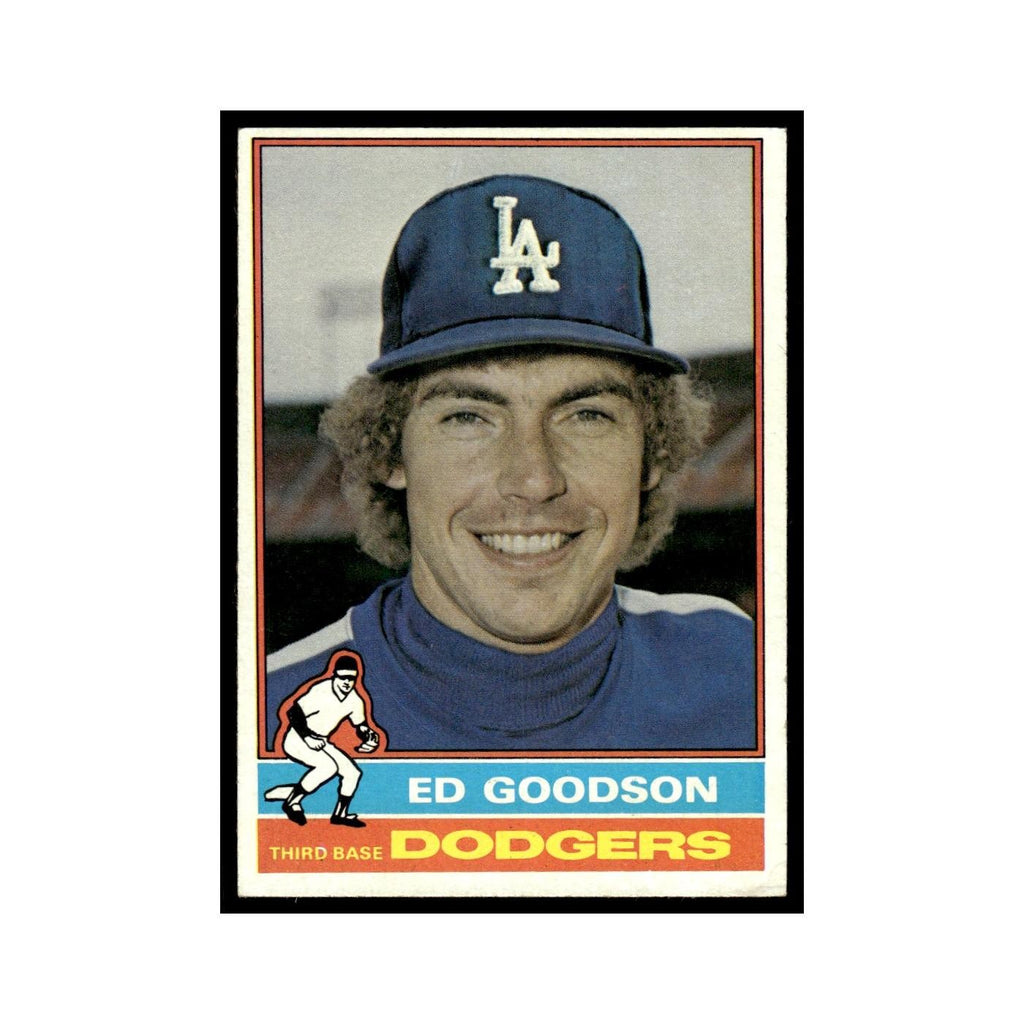 Ed Goodson 1976 Topps #386 Los Angeles Dodgers Baseball Card EX