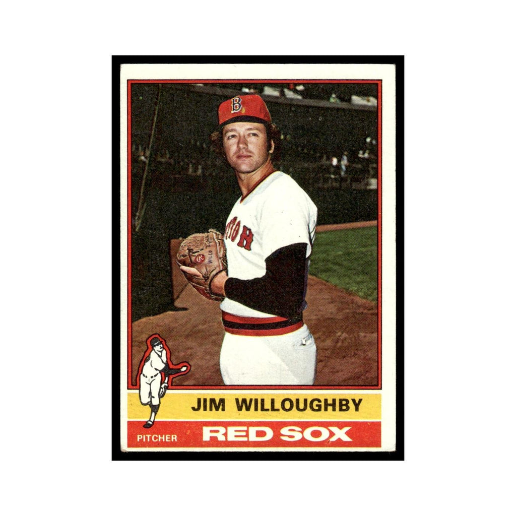 Jim Willoughby 1976 Topps #102 Boston Red Sox Baseball Card EX