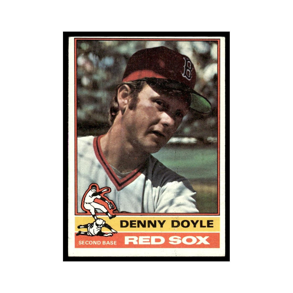 Denny Doyle 1976 Topps #381 Boston Red Sox Baseball Card EX