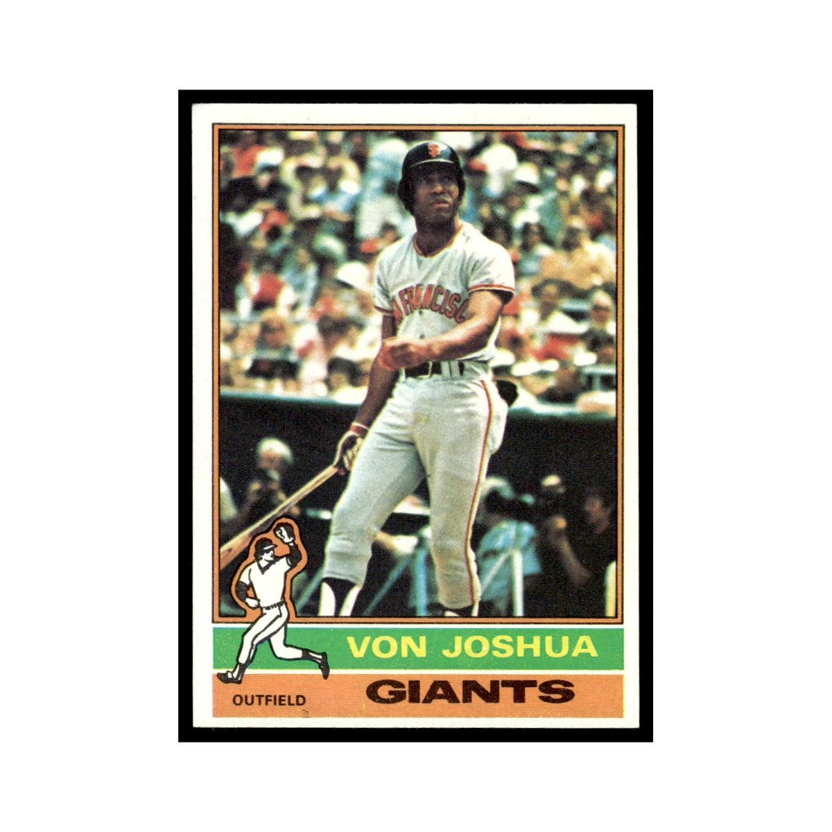 Von Joshua 1976 Topps #82 San Francisco Giants Baseball Card EX