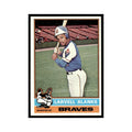 Larvell Blanks 1976 Topps #127 Atlanta Braves Baseball Card EX