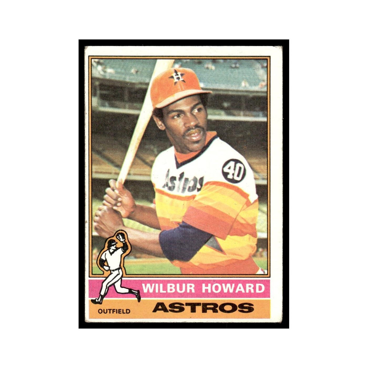 Wilbur Howard 1976 Topps #97 Houston Astros Baseball Card EX