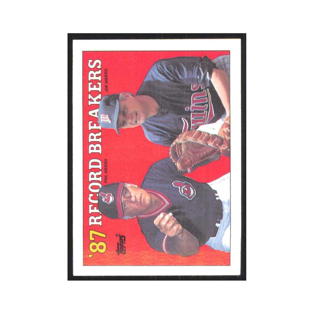 1988 Topps Phil Niekro/Joe Niekro #5
