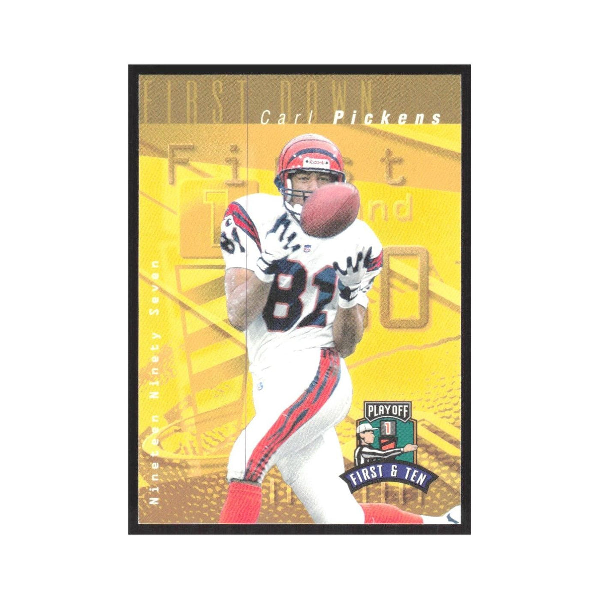 1997 Playoff First & Ten Carl Pickens Bengals #159