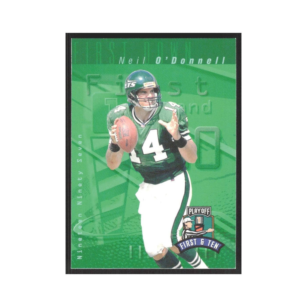 1997 Playoff First & Ten Neil O'Donnell Jets #13