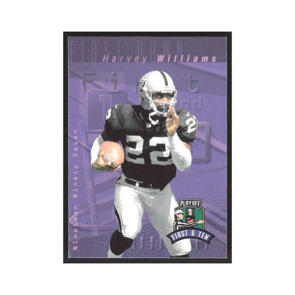 1997 Playoff First & Ten Harvey Williams Raiders #227