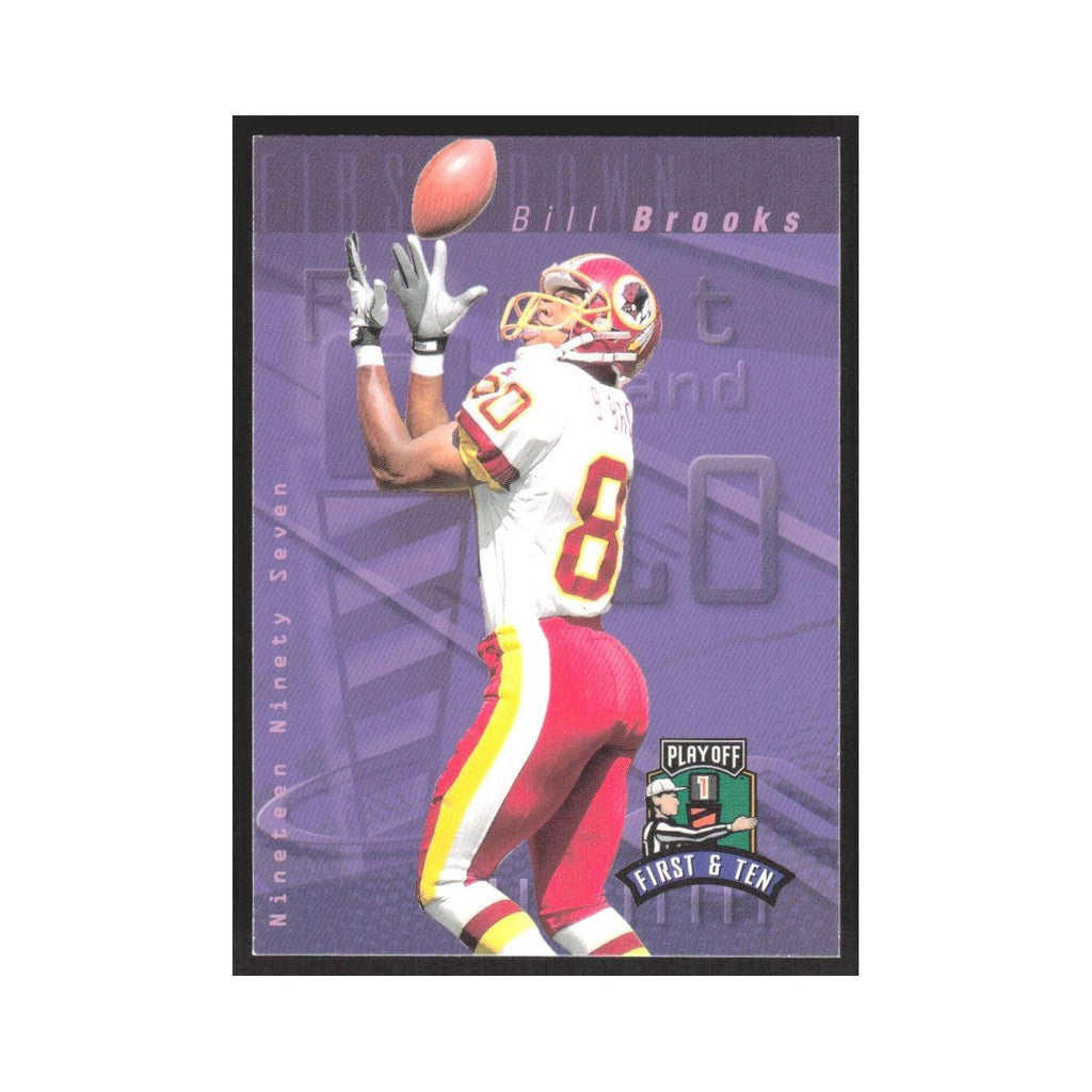 1997 Playoff First & Ten Bill Brooks Redskins #239