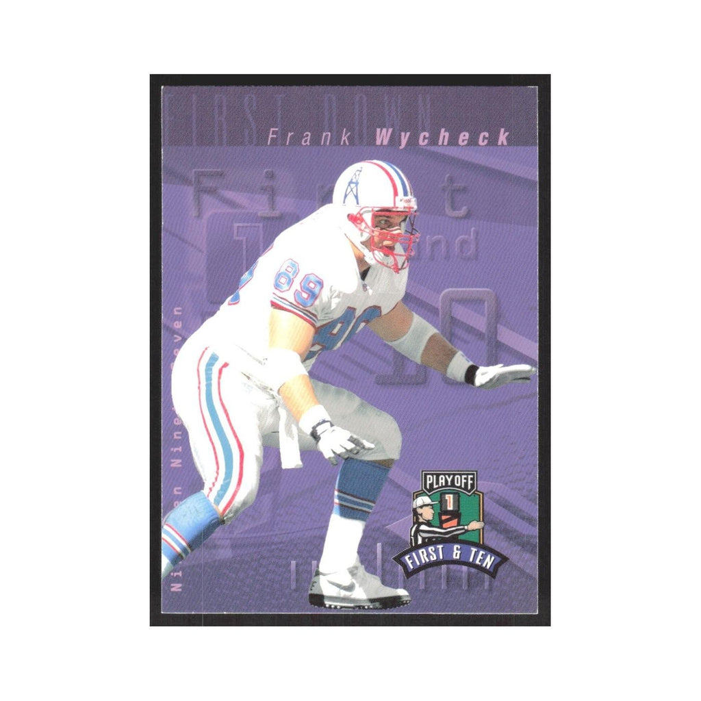 1997 Playoff First & Ten Frank Wycheck Houston Oilers #95