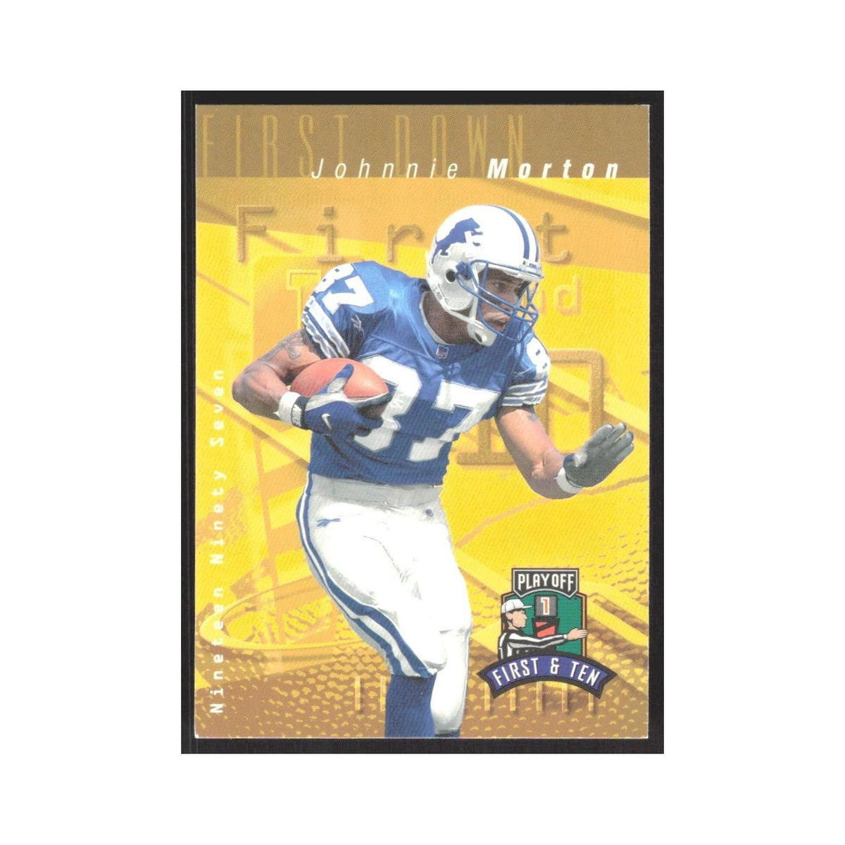 1997 Playoff First & Ten Johnnie Morton Lions #39