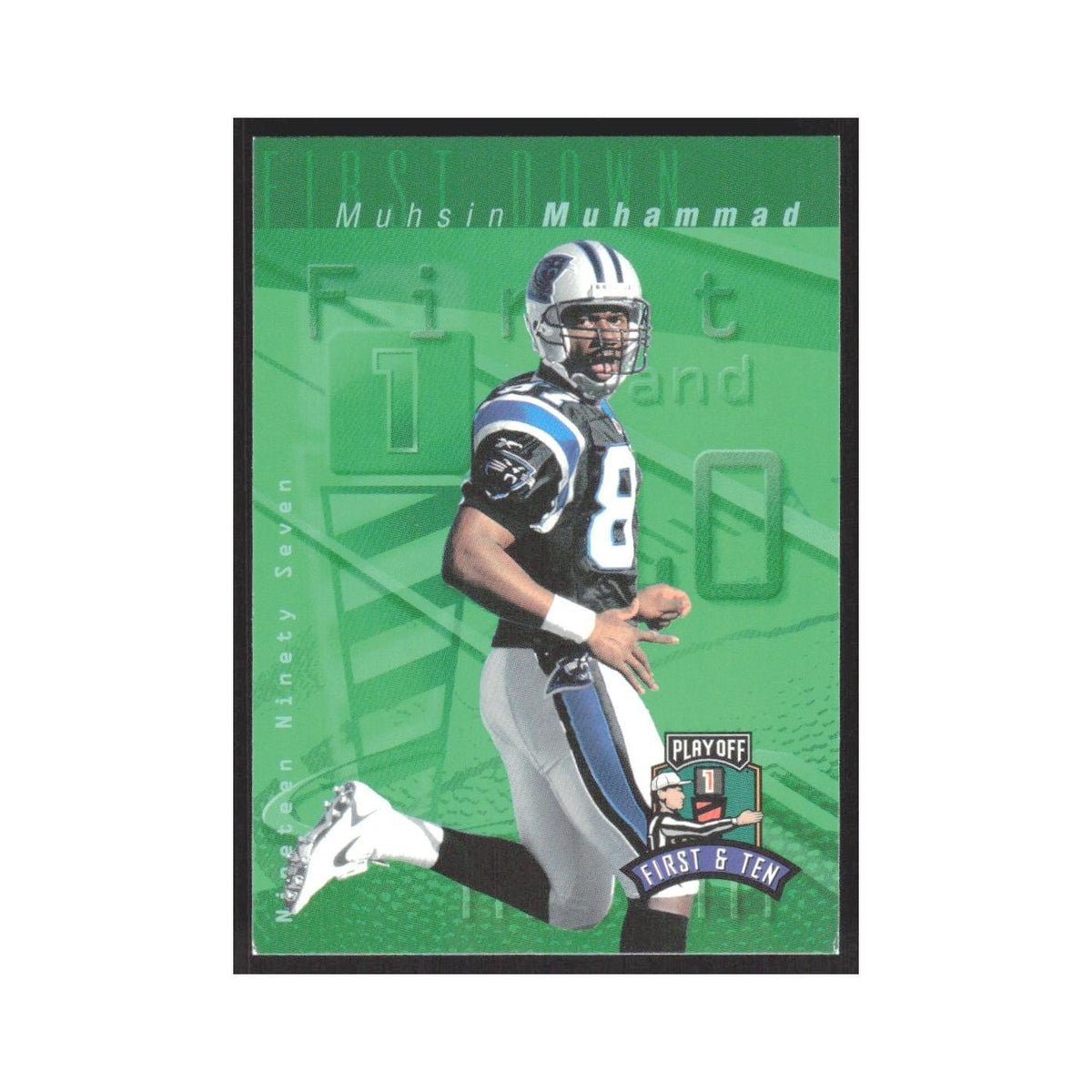 1997 Playoff First & Ten Muhsin Muhammad Panthers #55