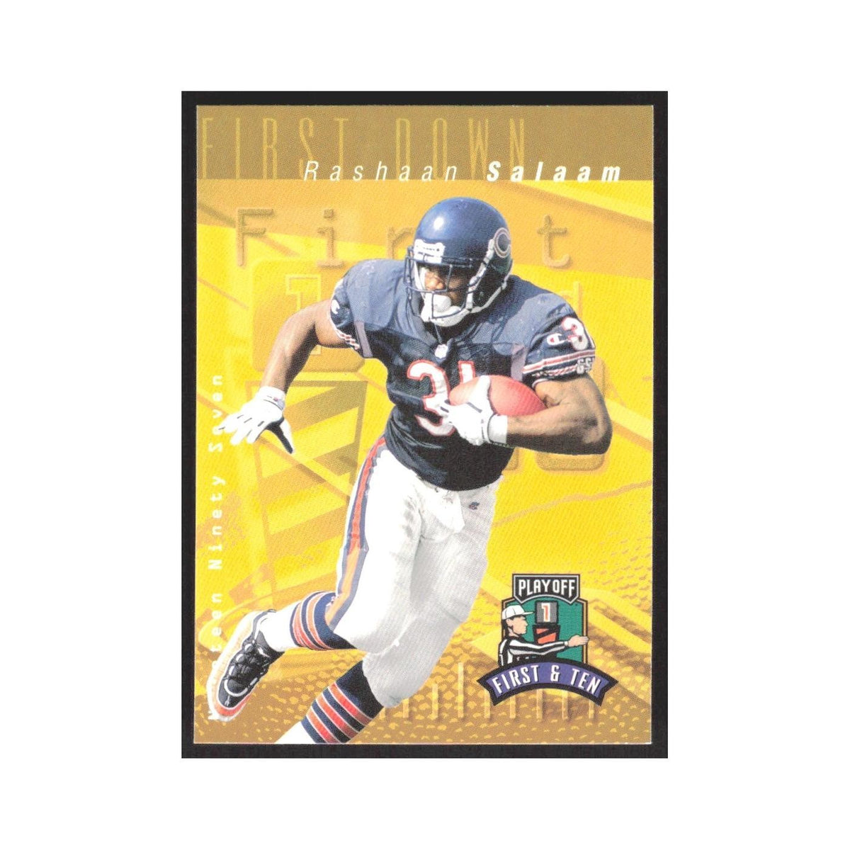 1997 Playoff First & Ten Rashaan Salaam Bears #144