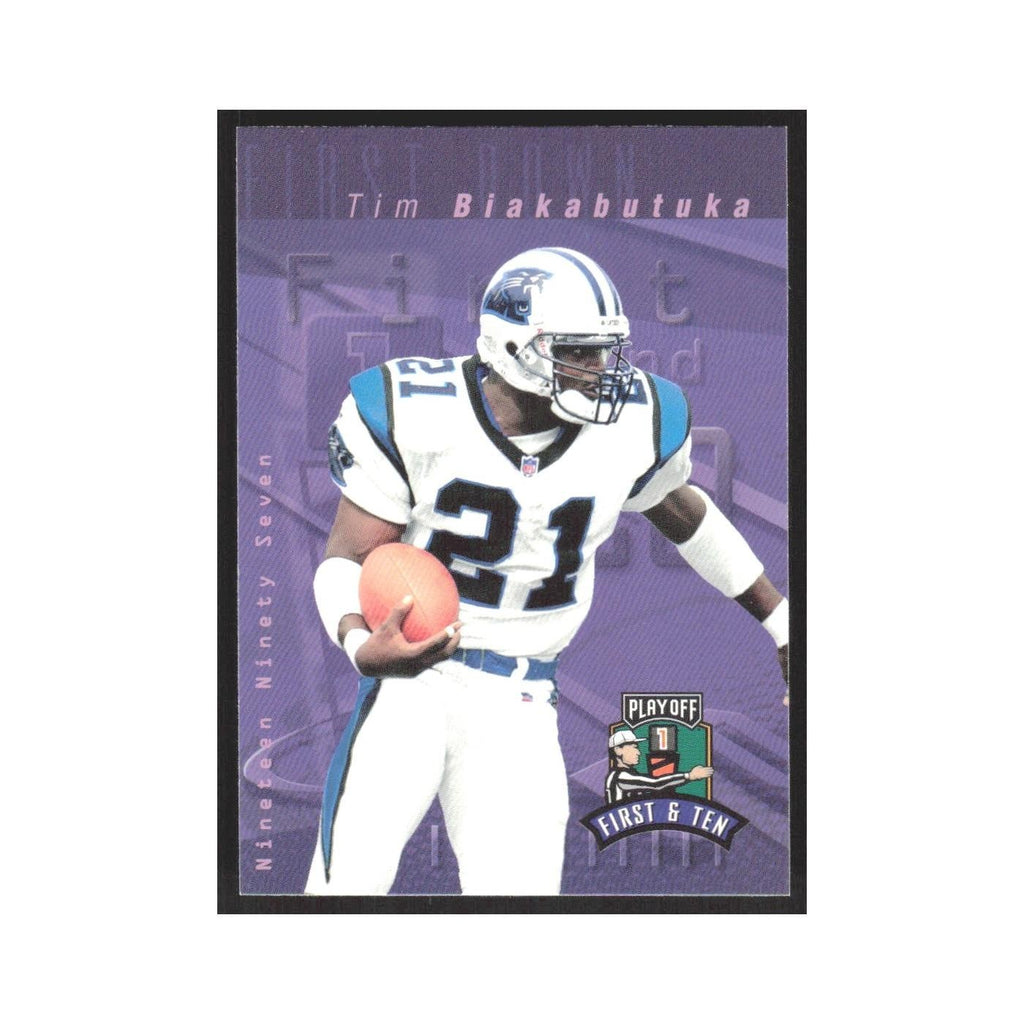 1997 Playoff First & Ten Tim Biakabutuka Panthers #113