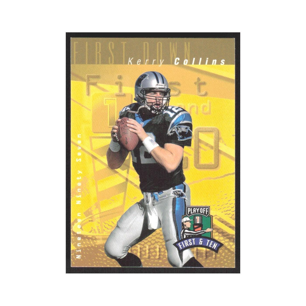 1997 Playoff First & Ten Kerry Collins Panthers #156