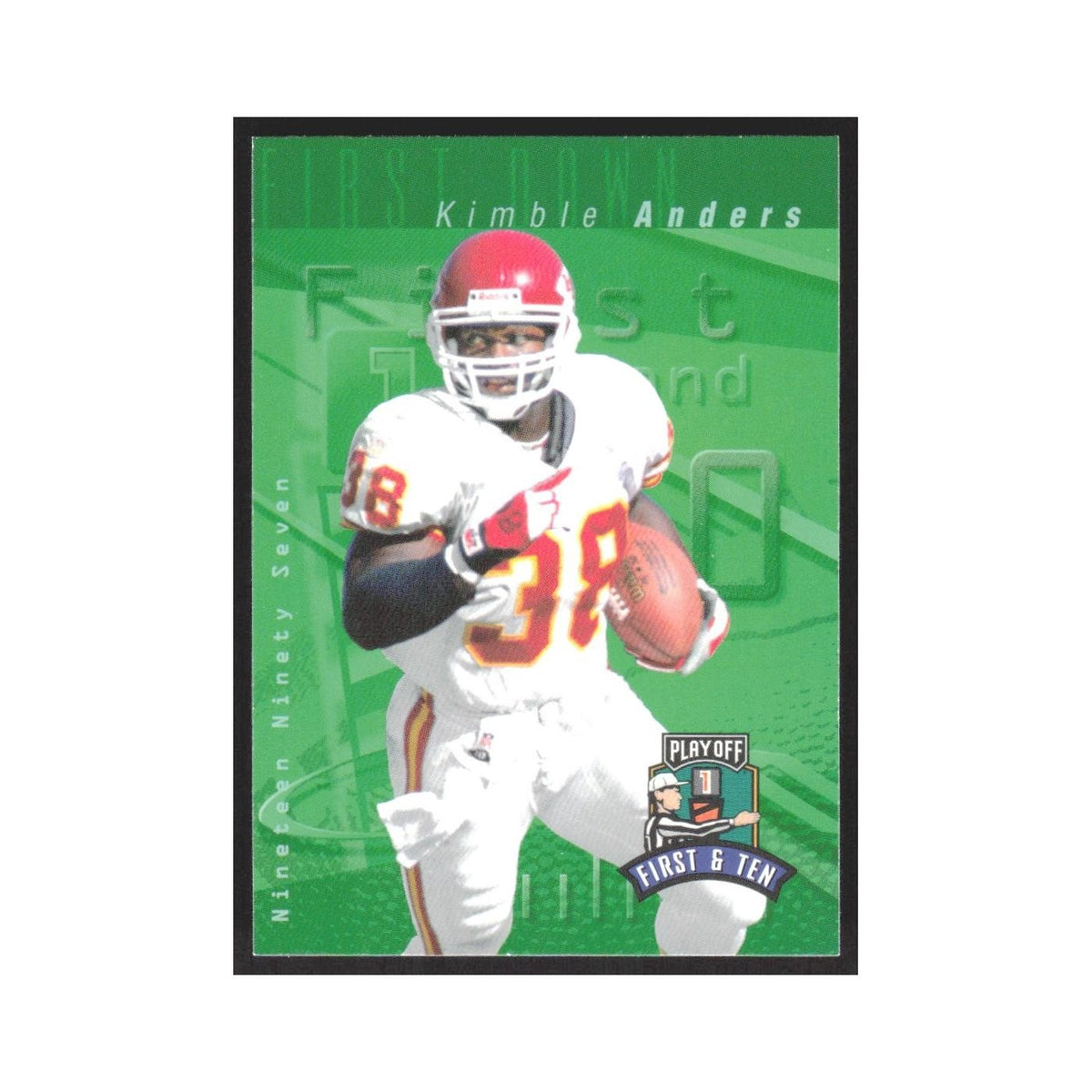 1997 Playoff First & Ten Kimble Anders Chiefs #214