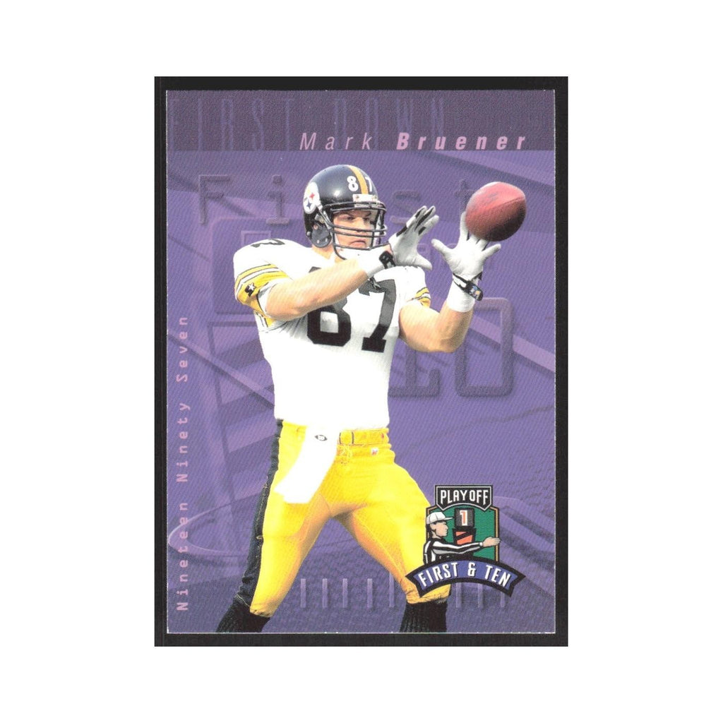 1997 Playoff First & Ten Mark Bruener Steelers #71