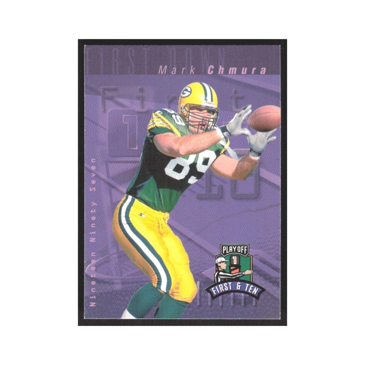 1997 Playoff First & Ten Mark Chmura Packers #89